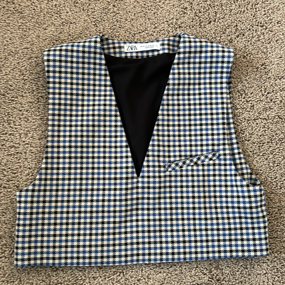 Zara plaid top and skirt - Picture 2 of 6